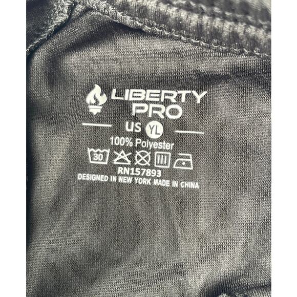 NWT LIBERTY PRO Training Short Black and white Boys Youth Sz YL NWT - Picture 7 of 8
